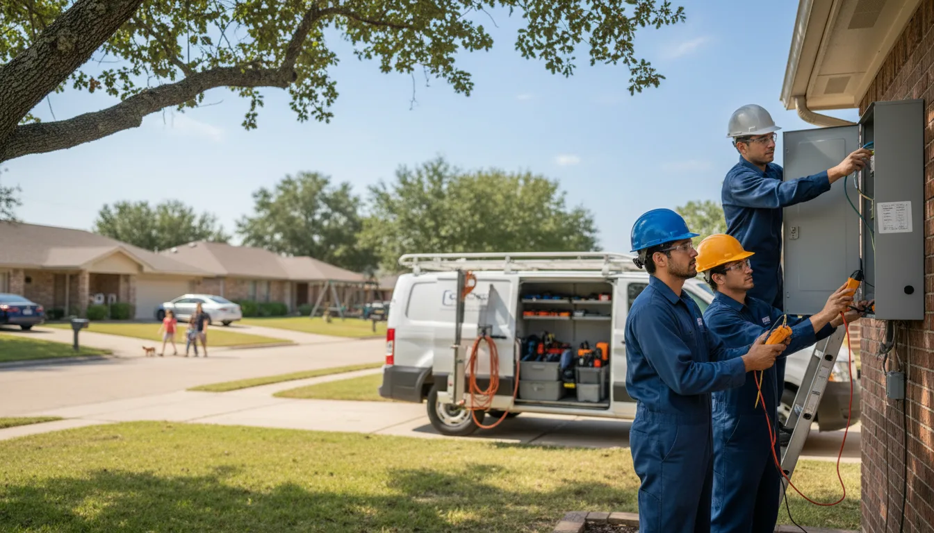 Certified electrician providing emergency electrical services in Saint Elmo, IL